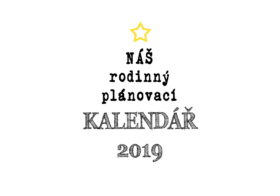 Rodinný plánovací kalendář 2019